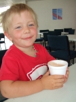 A special hot chocolate treat after Church