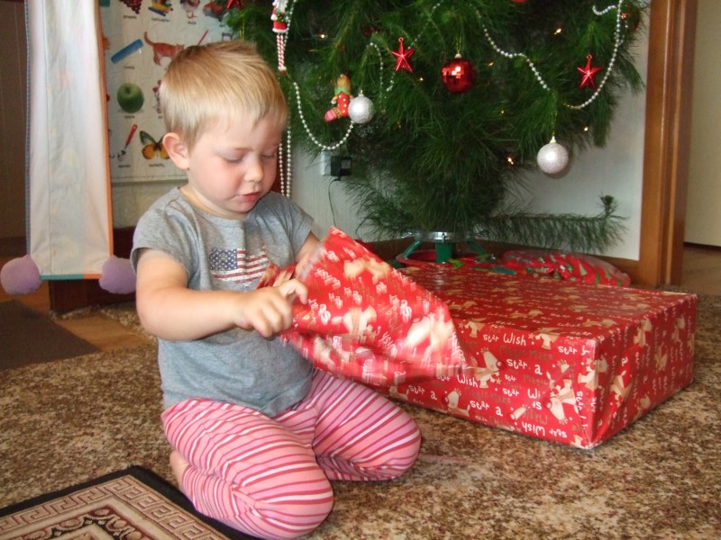 Oh.. a present to open BEFORE Christmas!
