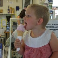 A real fruit icecream on the way home