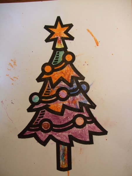 Poppy's Christmas Colouring