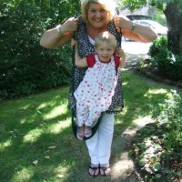 Anne Clarkson with Poppy