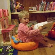 Poppy's new bookcase