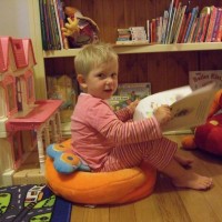Poppy's new bookcase