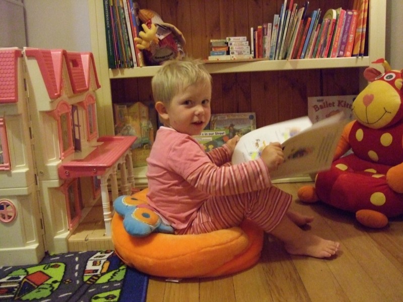 Poppy's new bookcase