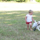 Running around with Lacey