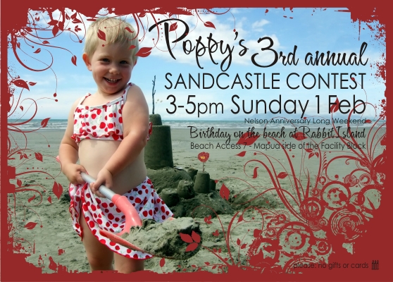 Poppy's Invitation (front)