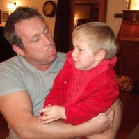 Uncle Chris visits from Aussie