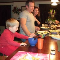Dinner with Uncle Chris & Nicole