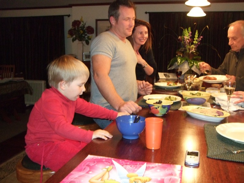 Dinner with Uncle Chris & Nicole