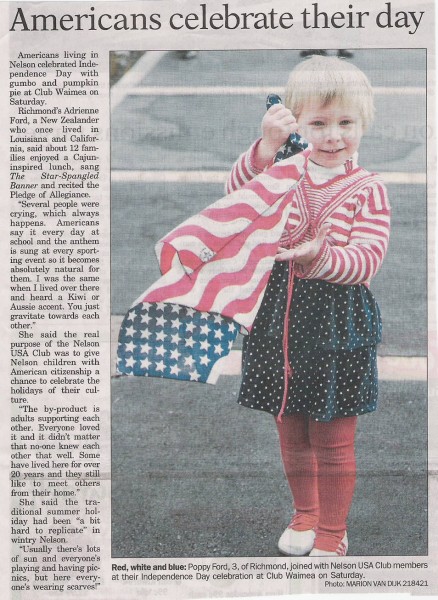 Poppy in the paper