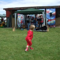 Dancing to the band in Blenheim