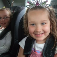 Shannon & Ayla picking up Poppy