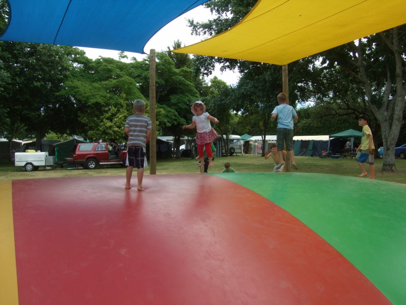 Inflatable Pillow at Motueka Campground