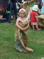 Ready for the sack race