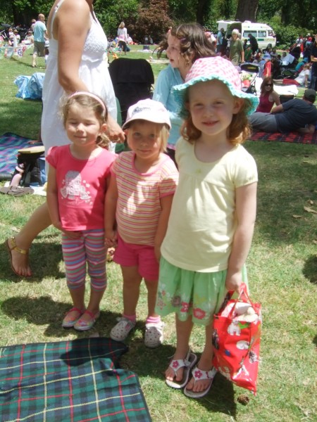 Poppy with Georgie & Briea