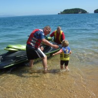 Preparing for a jetski trip