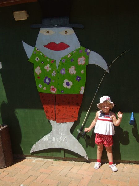 Poppy's fishing trip.