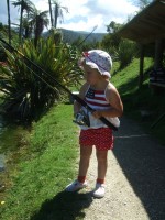 Poppy learns to cast.