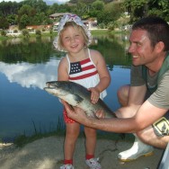 Poppy's first ever fish! Poppy's first ever fish!