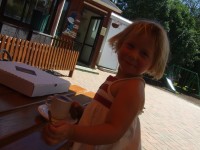 Having a fluffy after lunch