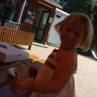 Having a fluffy after lunch