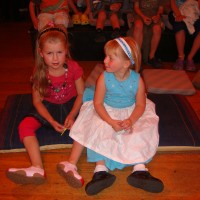 With Savannah at Alice In Wonderland