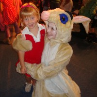 With Kanga after the show