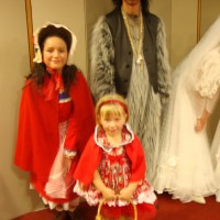 With Little Red Riding Hood and the Wolf at Into The Woods