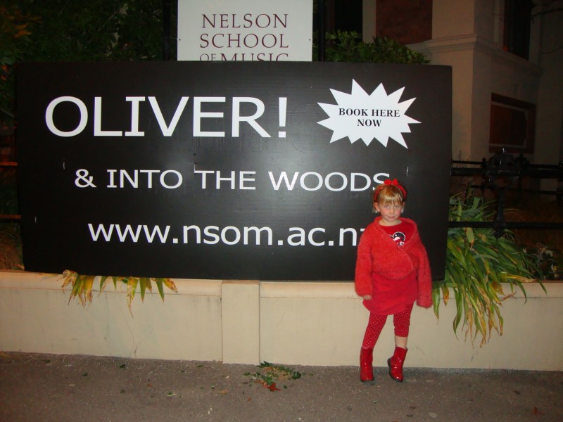 On the final night of Oliver! at the School Of Music