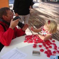 Nelson Mail photographer Martin taking Poppy's photo for the Nelson Mail tonight Nelson Mail photographer Martin taking Poppy's photo for the Nelson Mail tonight