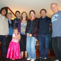 Hide, Adrienne, Poppy, Koji, GranJan, Akemi, Toshi & Yogi