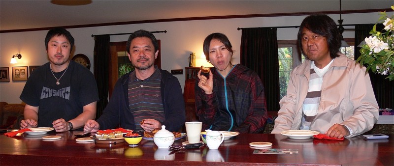 Japanese Film Crew - Koji, Toshi, Akemi & Hide