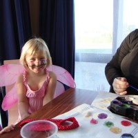 Face-painting with Whitnie