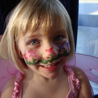 Poppy's face paint