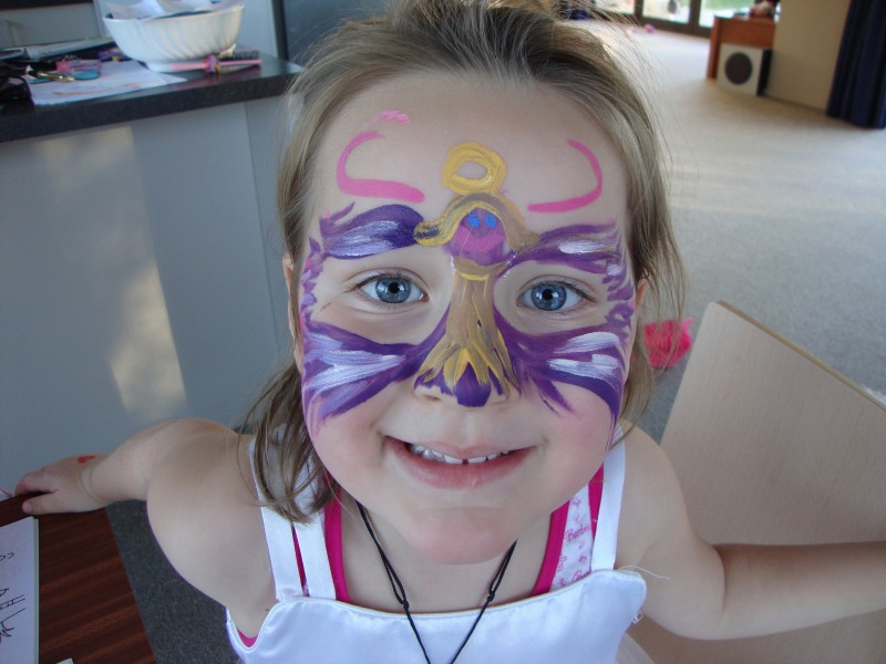 Ayla's face paint
