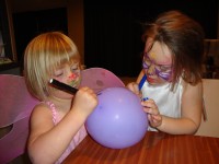 Decorating balloons