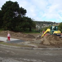 Tahuna roadworks