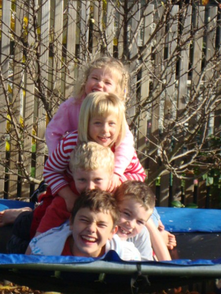 Jackson, Sam, Jordan, Poppy & Eden.