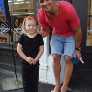 Poppy meeting Dan Carter, All Black