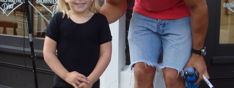 Poppy meeting Dan Carter, All Black