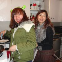 Jing & Amy cooking