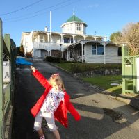 Then visiting the house Adrienne grew up in - Karori.