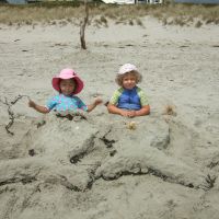 Mermaids on the beach
