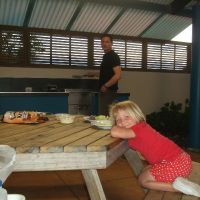 BBQ at camp with Niall