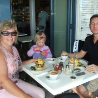 Breakfast with Niall at Mt Maunganui