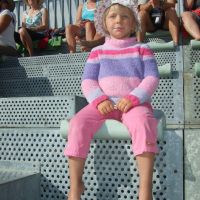 Watching the surf life saving games