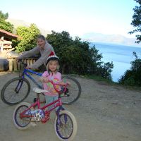 On the bikes