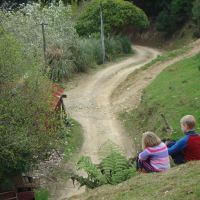 Poppy & Azzan on the hill