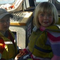 With Azzan on the boat