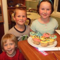 Making cupcakes Making cupcakes